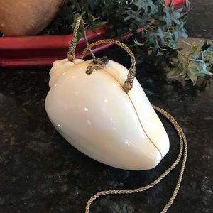 Timmy Woods wooden sea shell purse